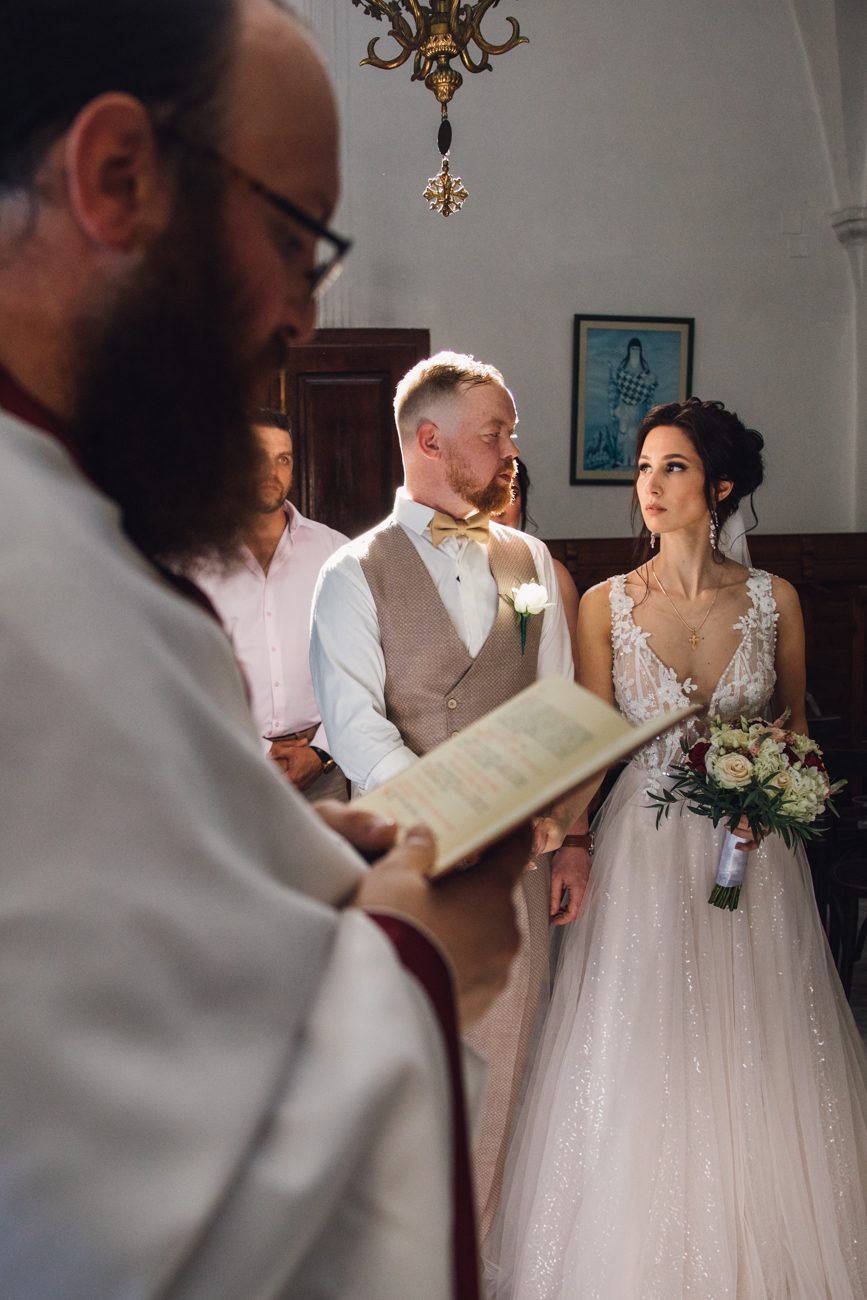 Santorini photographer orthodox wedding