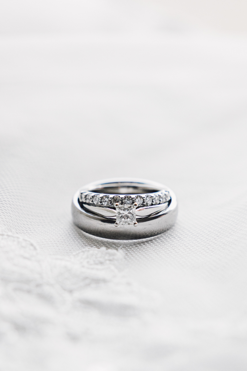 Engagement rings detail photography