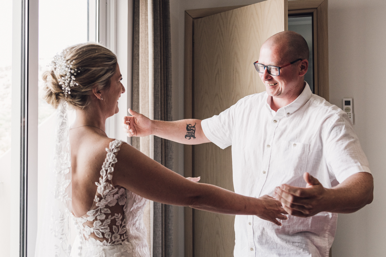 Bride reveal portrait