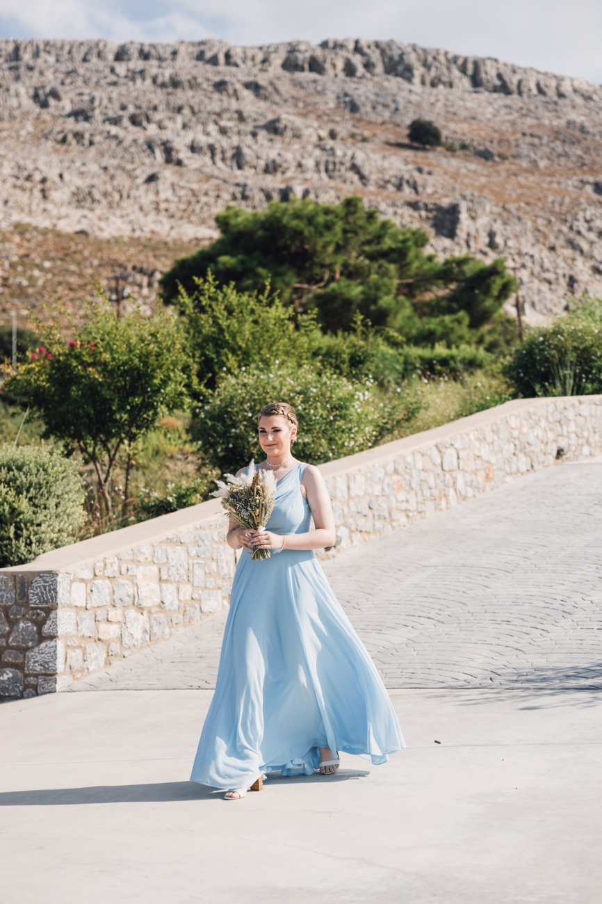 Bridesmaid photography Rhodes Greece