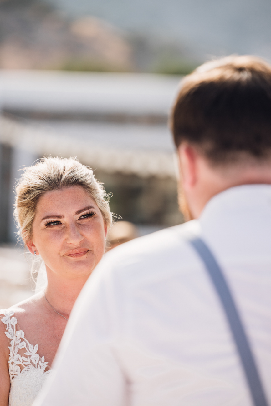 Exchanging vows in Rhodes