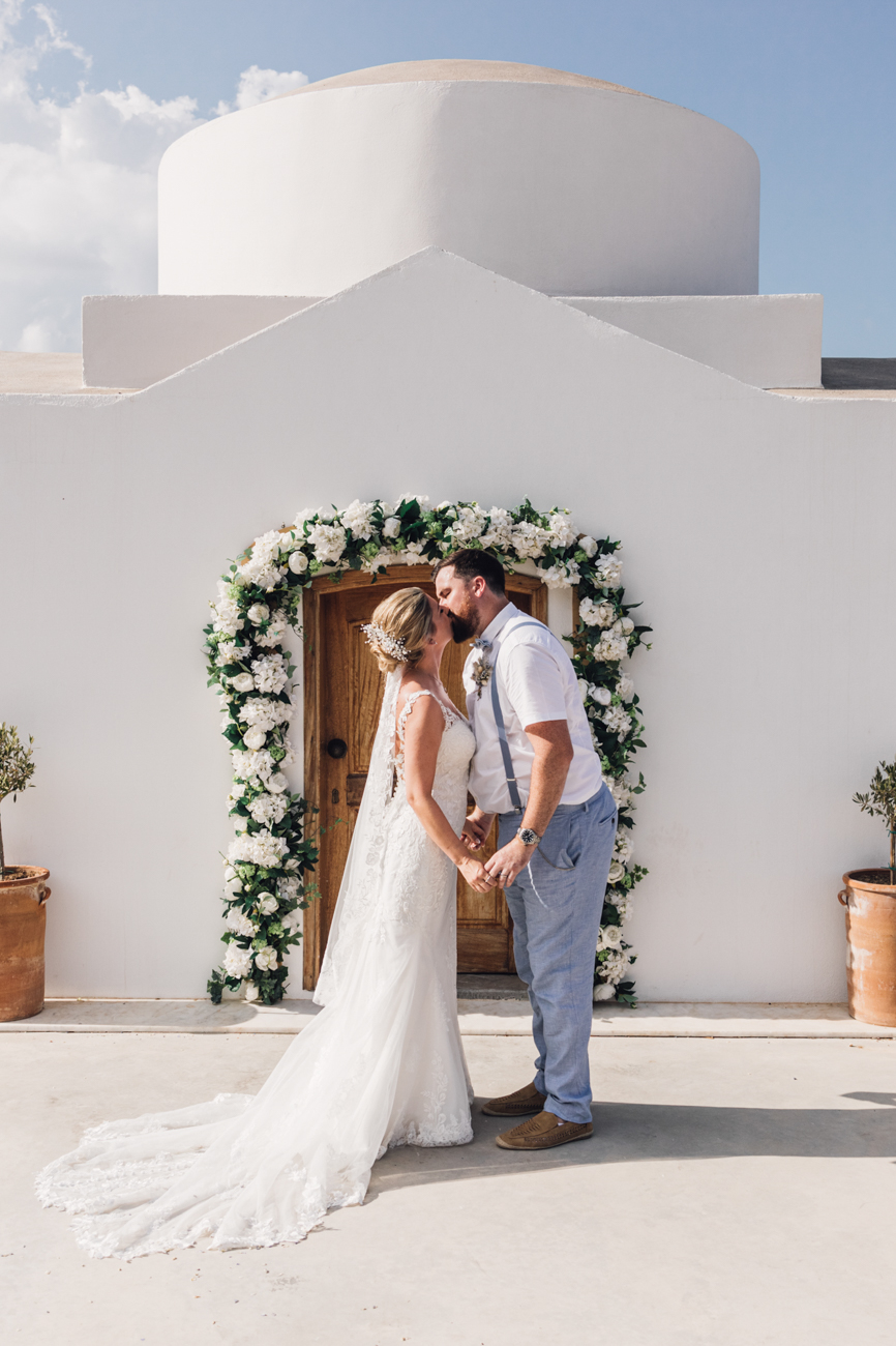 wedding in private chapel Rhodes