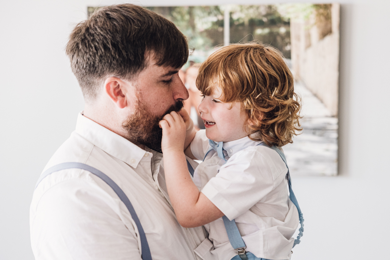 Groom with Son