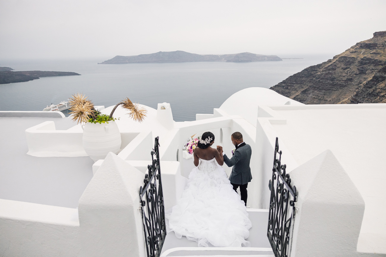 firostefani santorini elopement