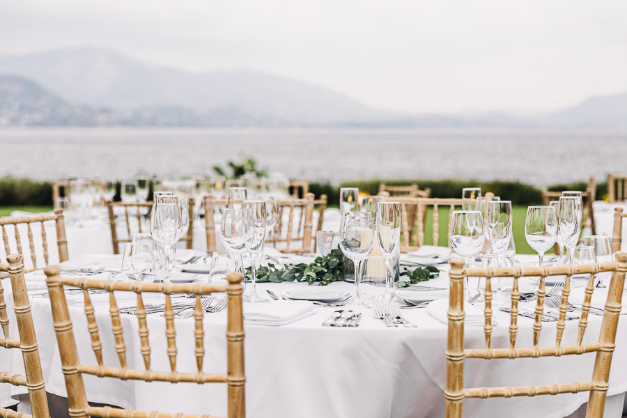Athens Riviera Art and Taste wedding venue, decoration of the tables